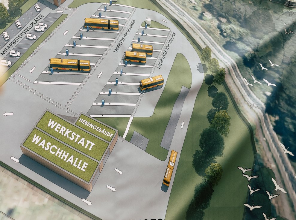 Daimler Buses wybuduje od podstaw zajezdnię dla autobusów elektrycznych. W Lüneburgu