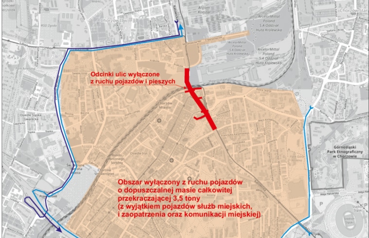 Co oznacza zamknięcie estakady w Chorzowie dla transportu publicznego? Paraliż serca GZM