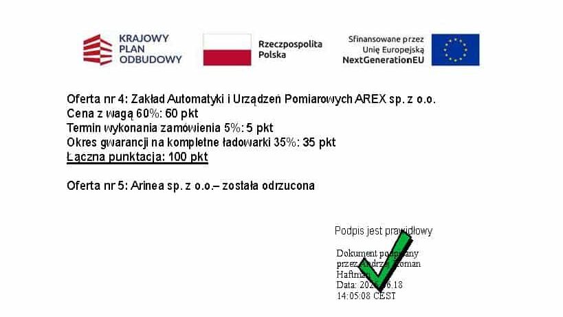 Zielony transport w Stargardzie: ładowarki już zamówione, pora na małe elektrobusy