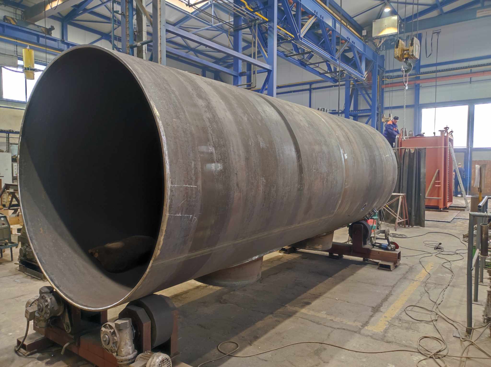 Inforail - Nowy kocioł dla parowozu Ol49-69 powstaje w czeskim Kolinie