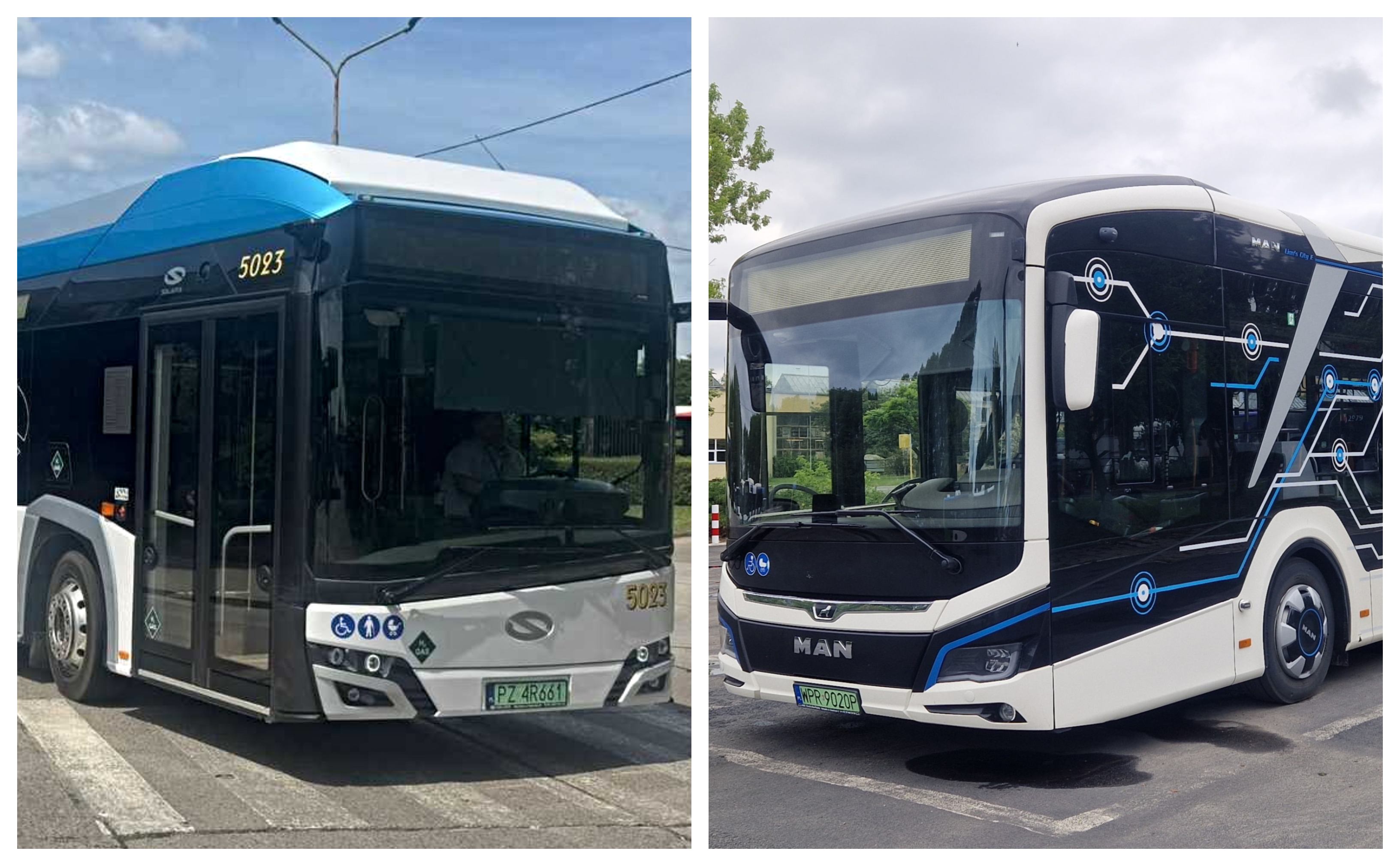 Infobus - Przegubowe autobusy w akcji: Wrocław testuje Solarisa, a Szczecin MAN-a