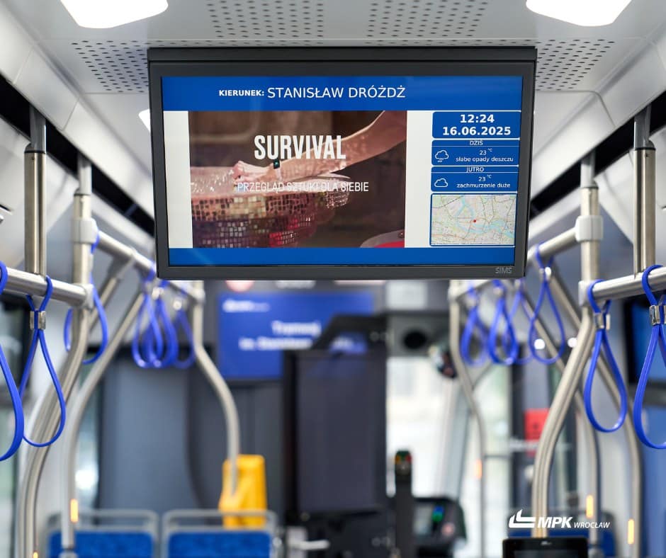 MPK Wrocław nadało imię Stanisława Dróżdża tramwajowi. Hołd dla poety konkretu foto: MPK Wrocław