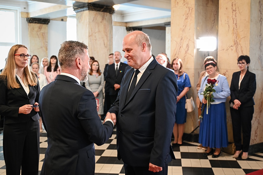 Pracownicy Kolei Śląskich wyróżnieni za zasługi dla kolejnictwa  foto: KŚ