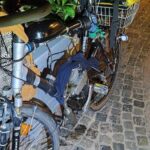 Pomorskie/ Rowerzysta zamiast oświetlenia używał elektronicznego znicza