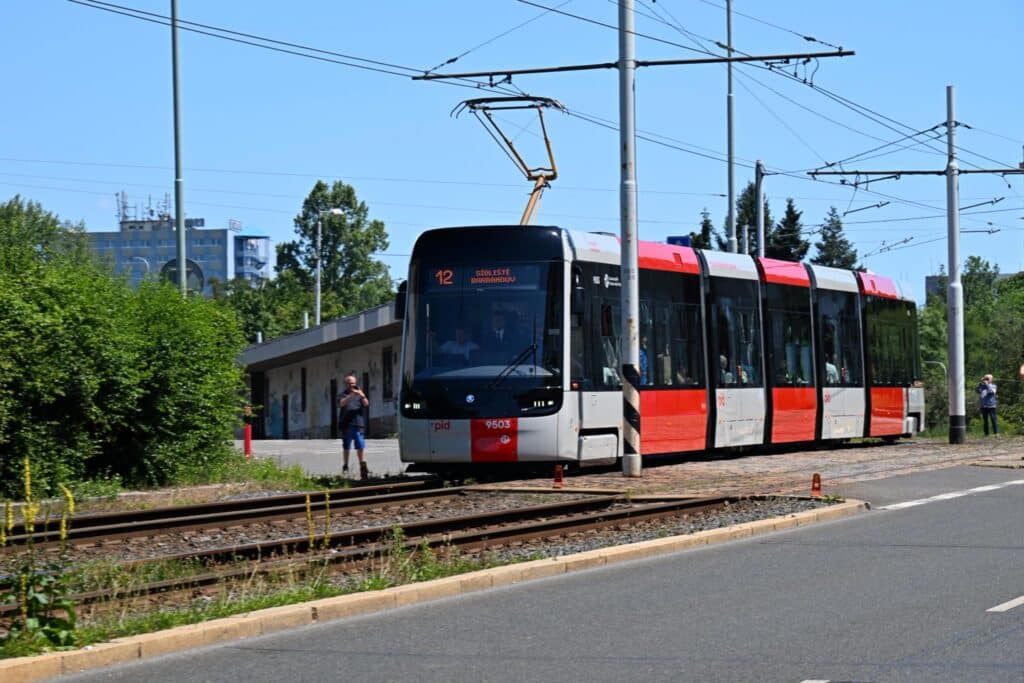 Pierwszy kurs tramwaju Skoda 52T