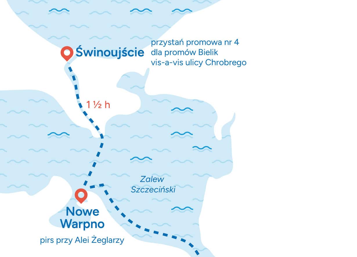 Infoship - Bilety na tramwaj wodny ze Szczecina do Świnoujścia już dostępne on-line