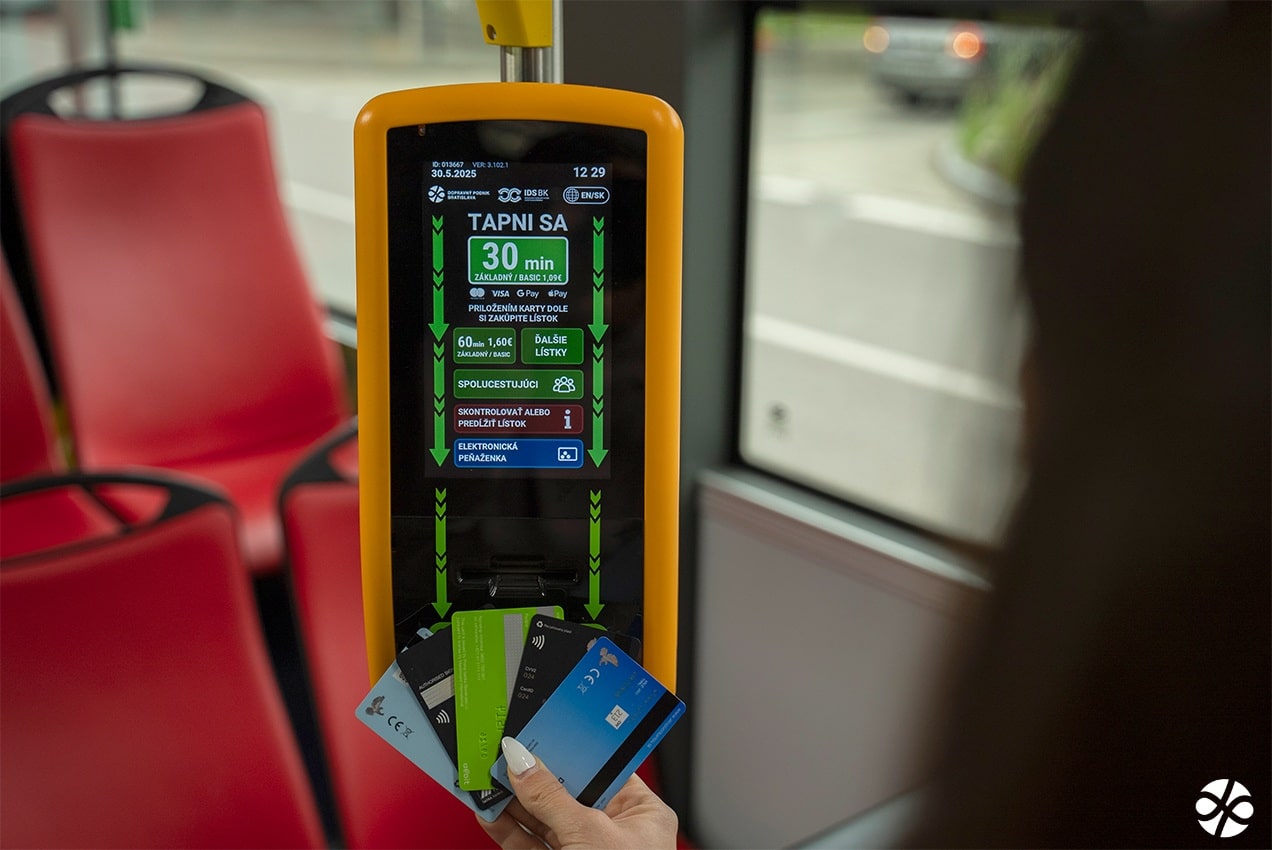 Infotrans - Tapni sa – nowa era zakupu biletów w ramach transportu publicznego w Bratysławie