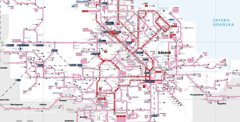 Gdański transport publiczny na wakacje plus trójmiejskie linie sezonowe na lato 2025