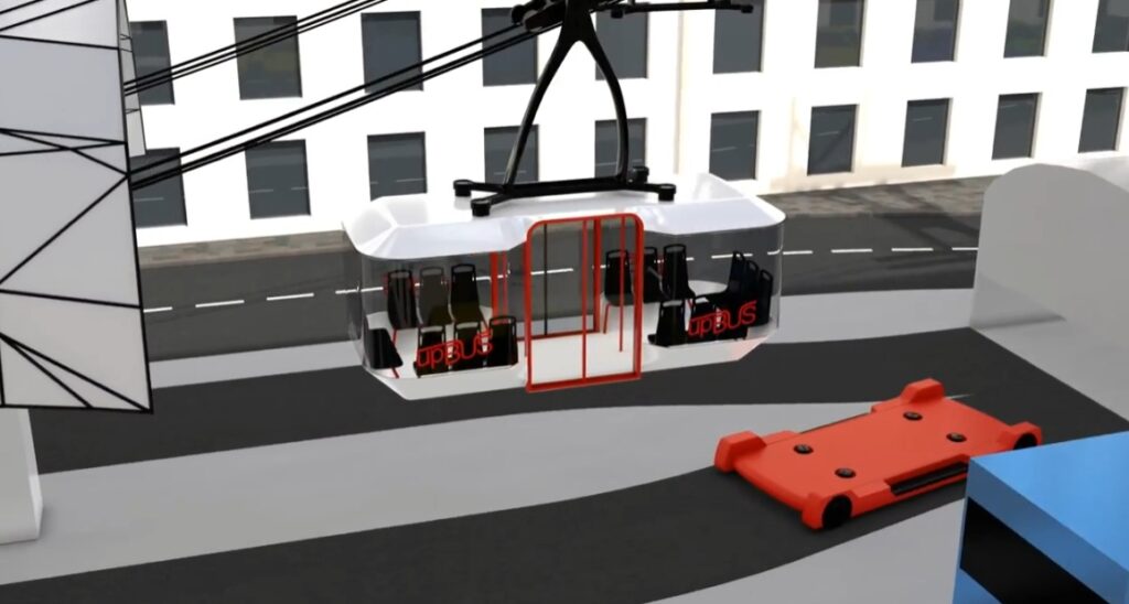 upBUS, czyli nowy wymiar mobilności miejskiej z Aachen: Kolej linowa + autobus autonomiczny