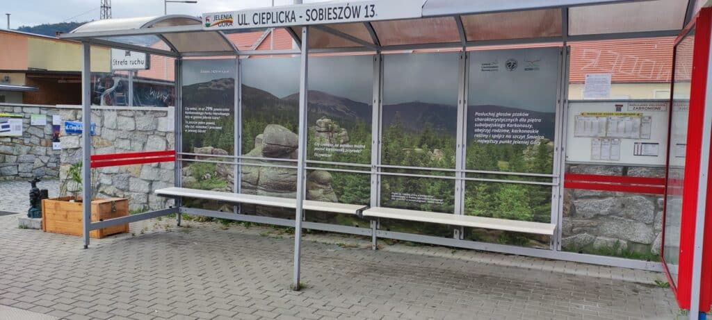 Jelenia Góra stawia na zieleń – nowe przystanki w ekologicznym wydaniu / fot. UM Jelenia Góra
