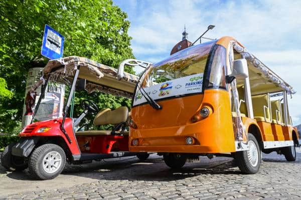 Sopot: Eko Parking przy Ergo Arenie za darmo. Melexy zabiorą kierowców na plażę i do centrum fot. UM Sopot