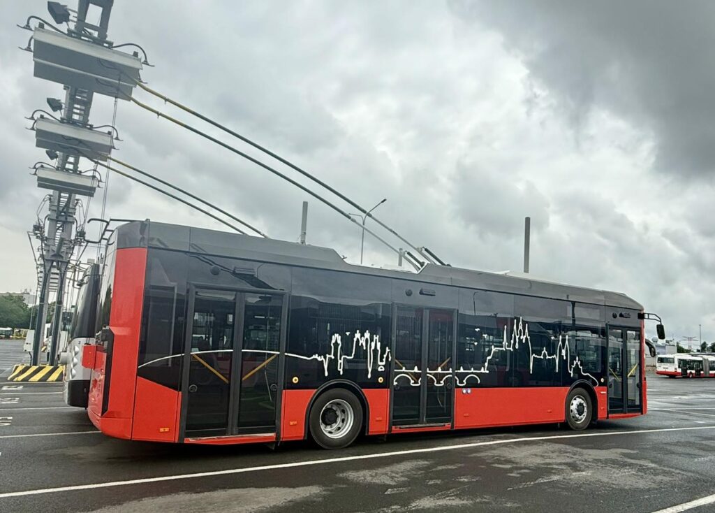 Tak wygląda trolejbus Bozankaya SNG 12T dla DPP Praga. Z napędem od Medcom FOTO: DPP - Dominika Brabcová