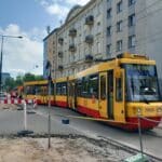 Wykolejenie tramwaju na Woli