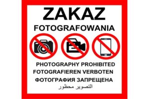 Zakaz fotografowania