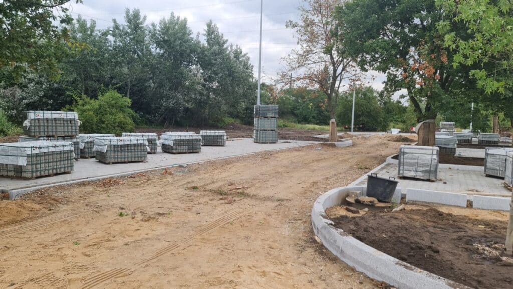 Postęp prac na pętli Turkusowa w Szczecinie. Zakończenie inwestycji coraz bliżej foto: ZDiTM