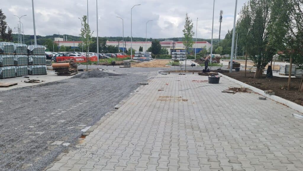 Postęp prac na pętli Turkusowa w Szczecinie. Zakończenie inwestycji coraz bliżej foto: ZDiTM