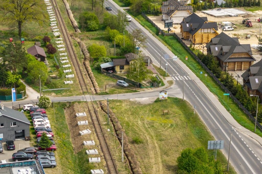 Remont linii kolejowej do Ciechocinka