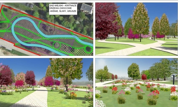 Sosnowiec stworzy park wzdłuż nowej linii tramwajowej przy ul. Białostockiej wiz. UM Sosnowiec