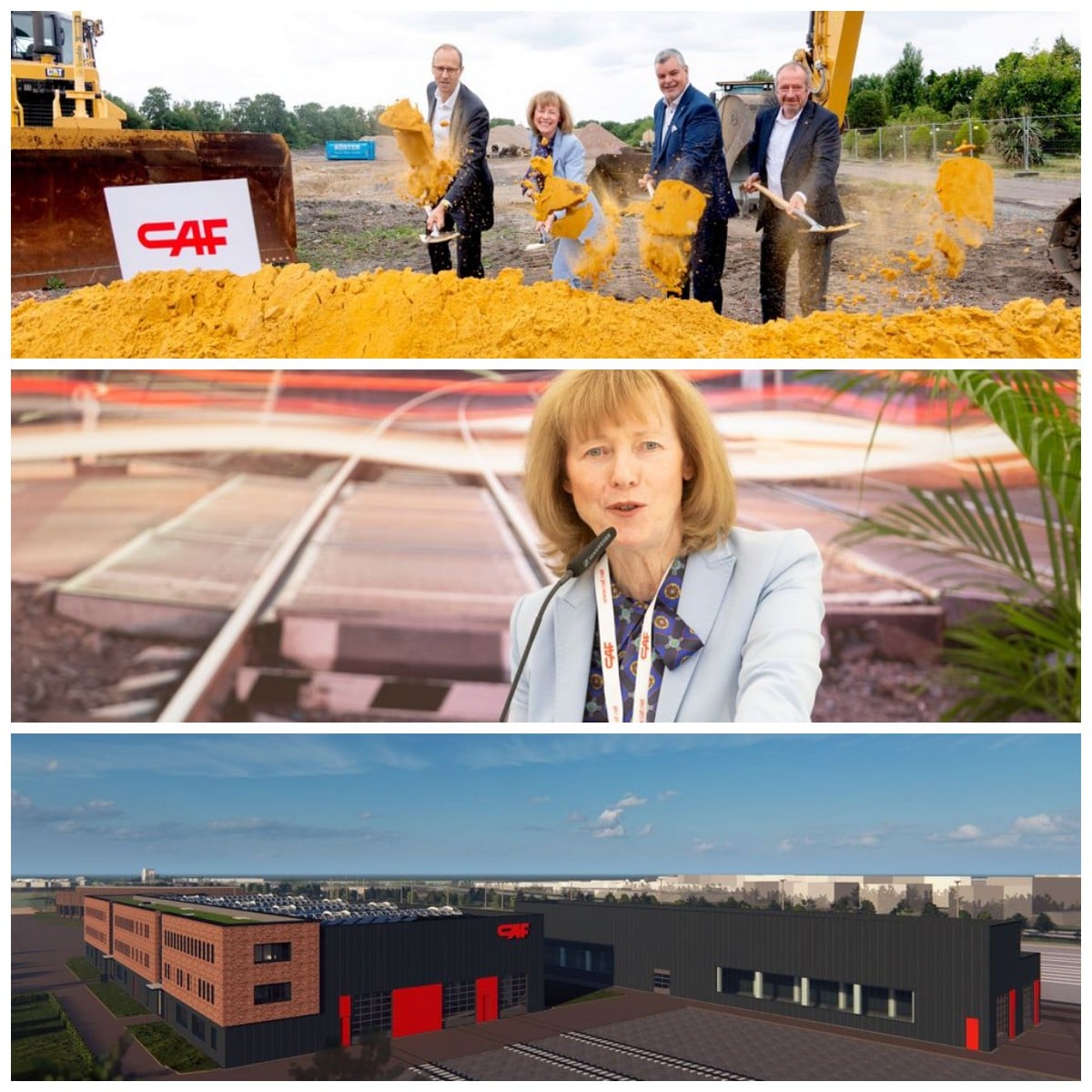 Inforail - CAF szykuje nową bazę utrzymaniową w Gelsenkirchen-Bismarck. Dla pociągów bateryjnych