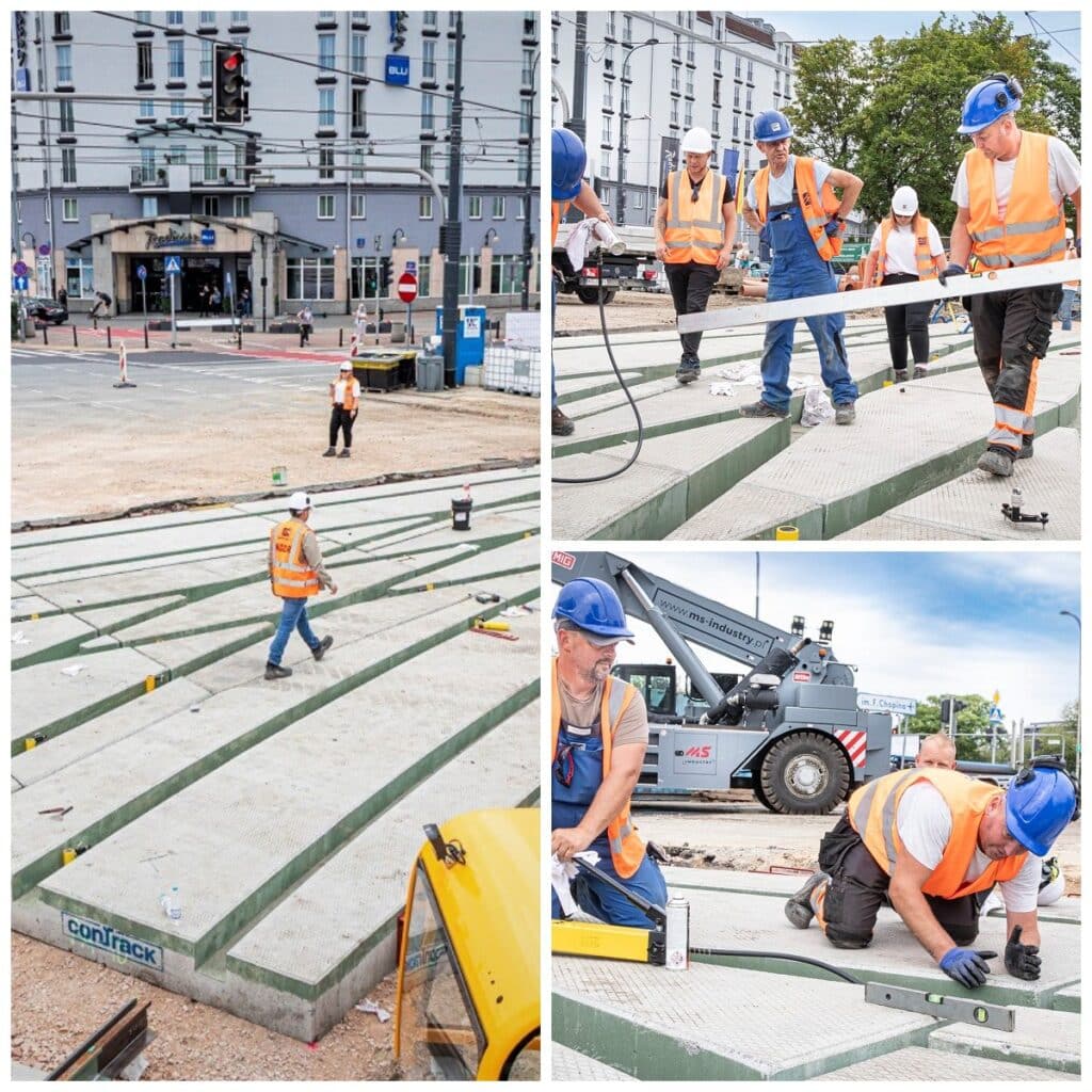 Trwa remont Pl. Zawiszy. Tramwaje Warszawskie szykują kolejne zmiany dla pasażerów i kierowców foto: UM Warszawa