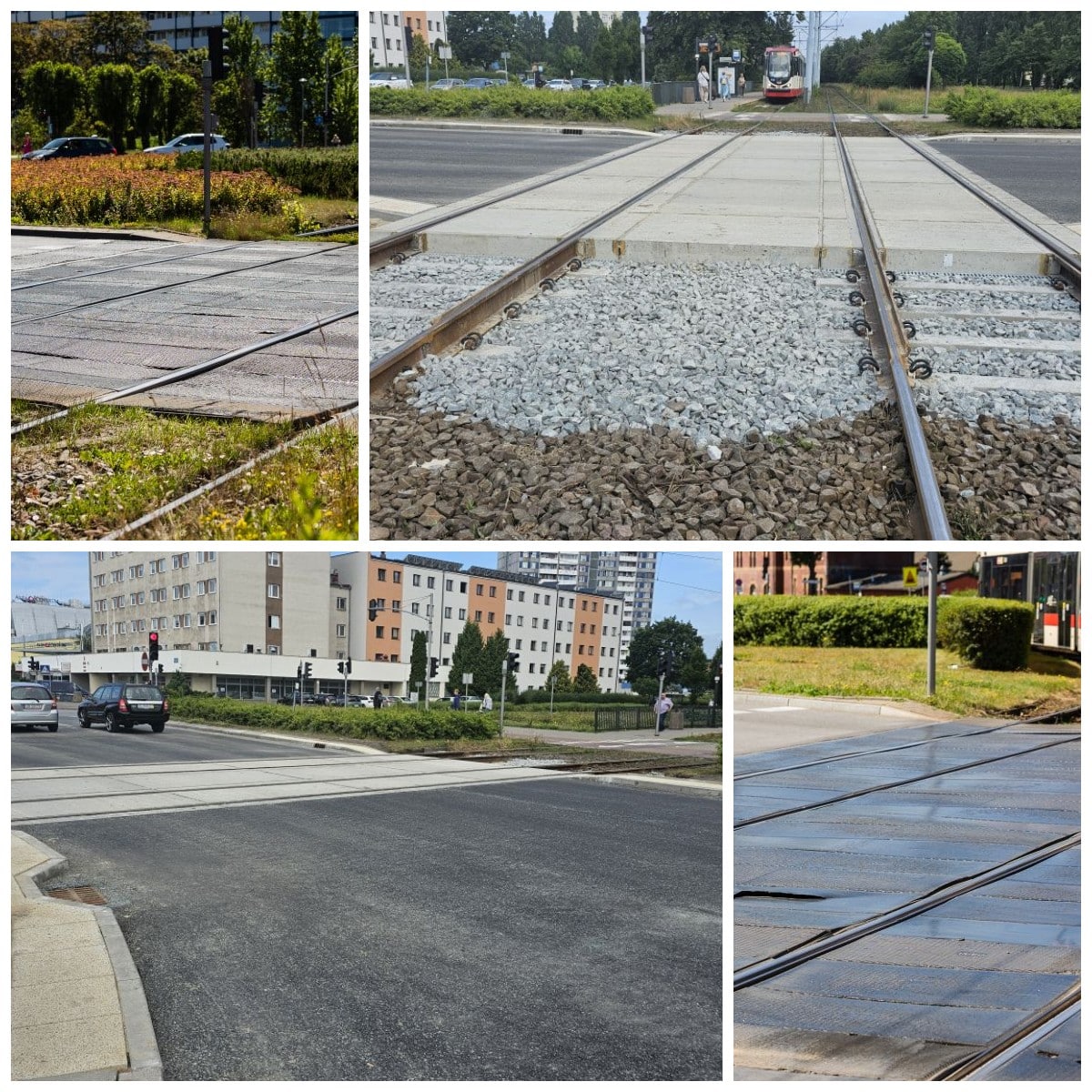 Infotram - Gdańsk: Nowa nawierzchnia i lepszy komfort. Remonty na Błędniku i Kołobrzeskiej zakończone