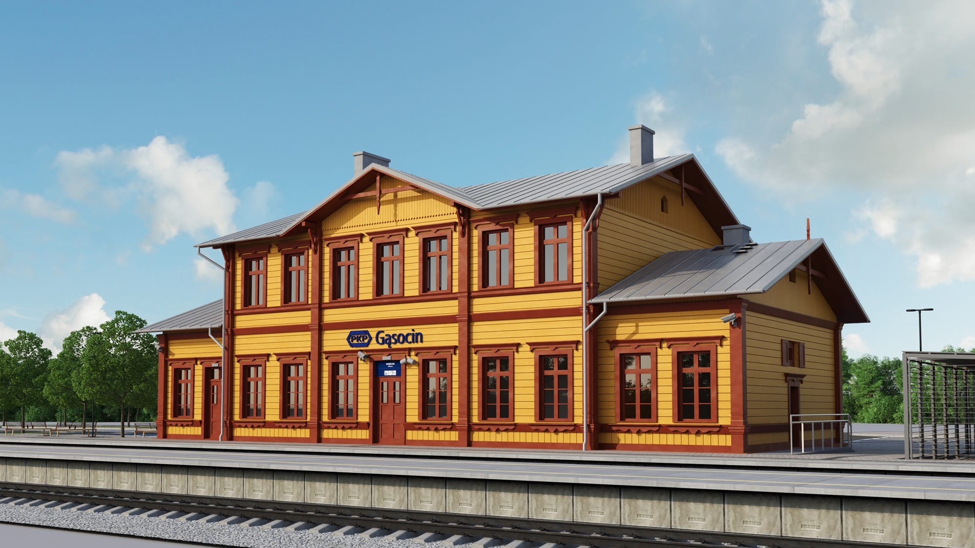 Inforail - Dworzec kolejowy w Gąsocinie zostanie wyremontowany