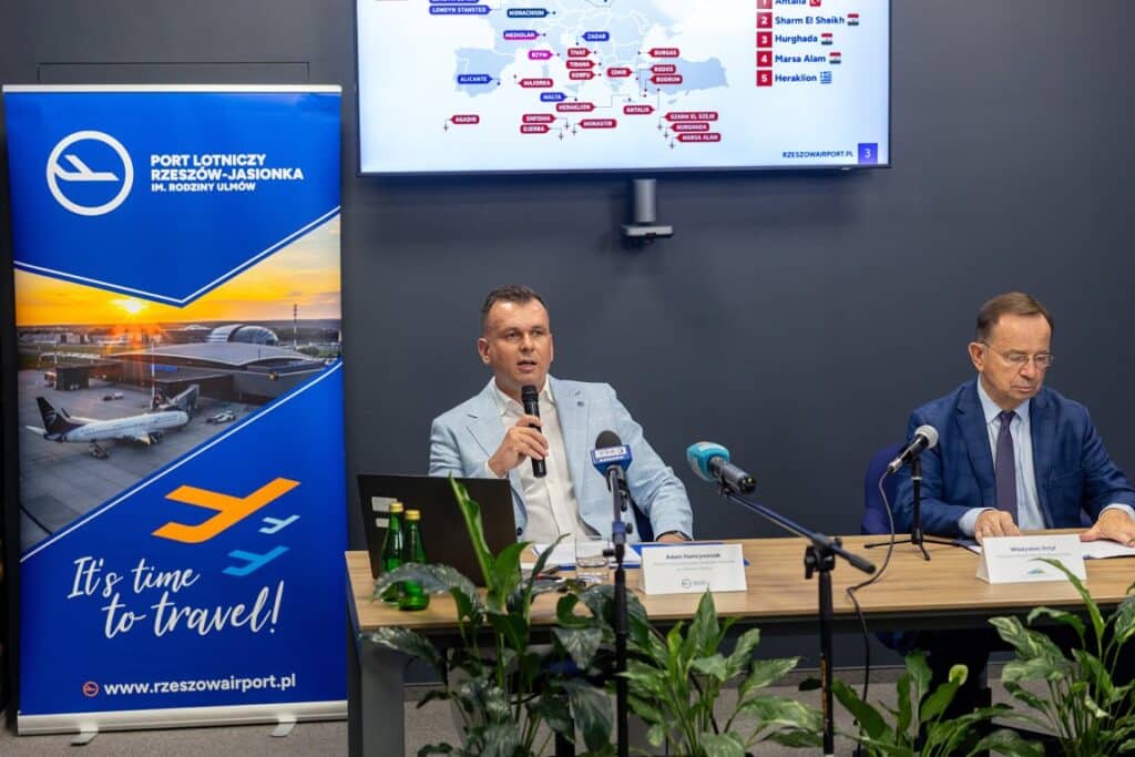 Podsumowanie I półrocza 2025 w Porcie Lotniczym Rzeszów Jasionka im. Rodziny Ulmów
