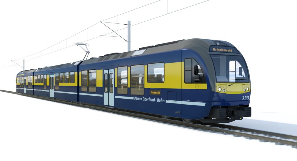 Berner Oberland-Bahnen zamawia pięć kolejnych zespołów trakcyjnych od Stadlera foto: BOB