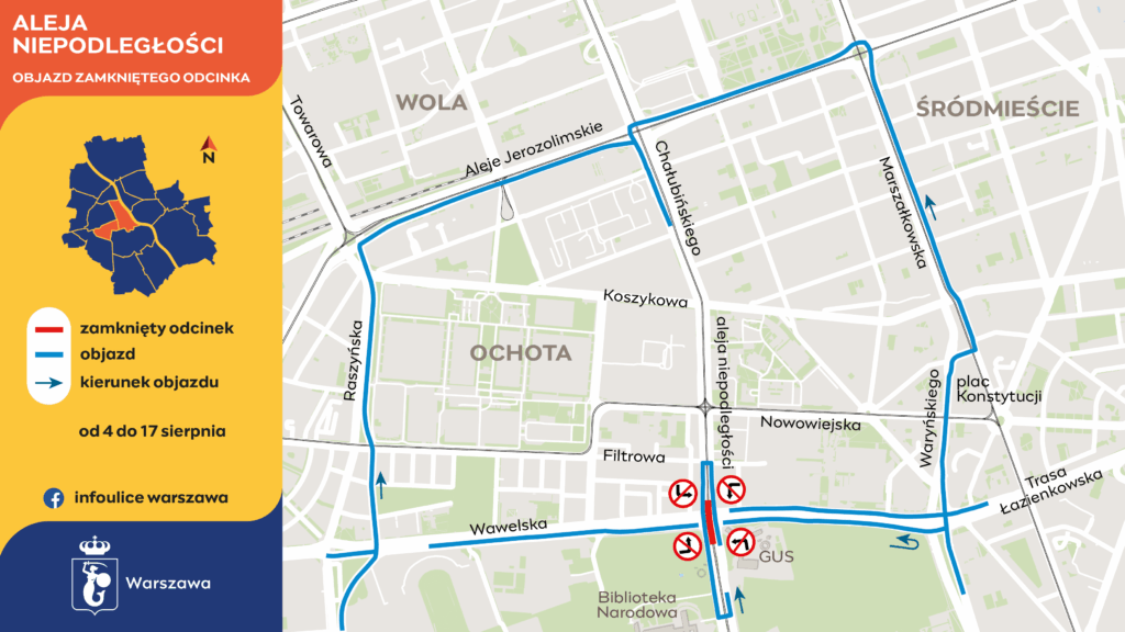 Kolejne utrudnienia dla pasażerów warszawskich tramwajów. Sezon remontowy w pełni foto: UM Warszawa