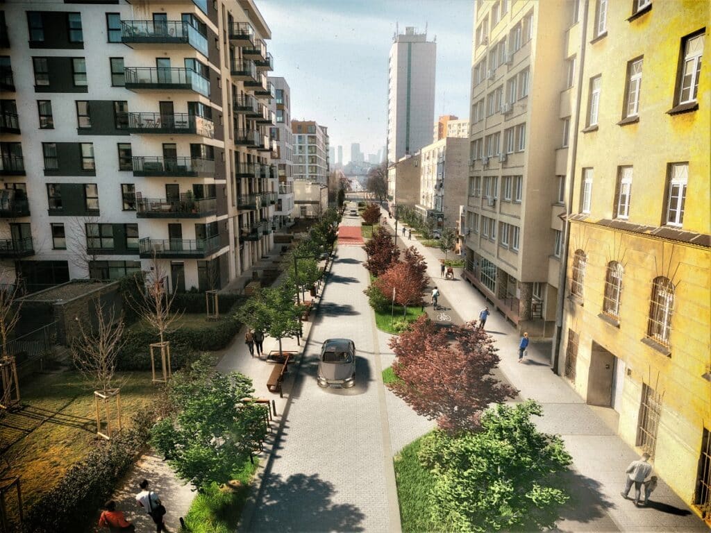 Warszawa kontynuuje zmiany w ramach projektu Nowego Centrum Warszawy, tym razem przenosząc je na prawy brzeg Wisły.