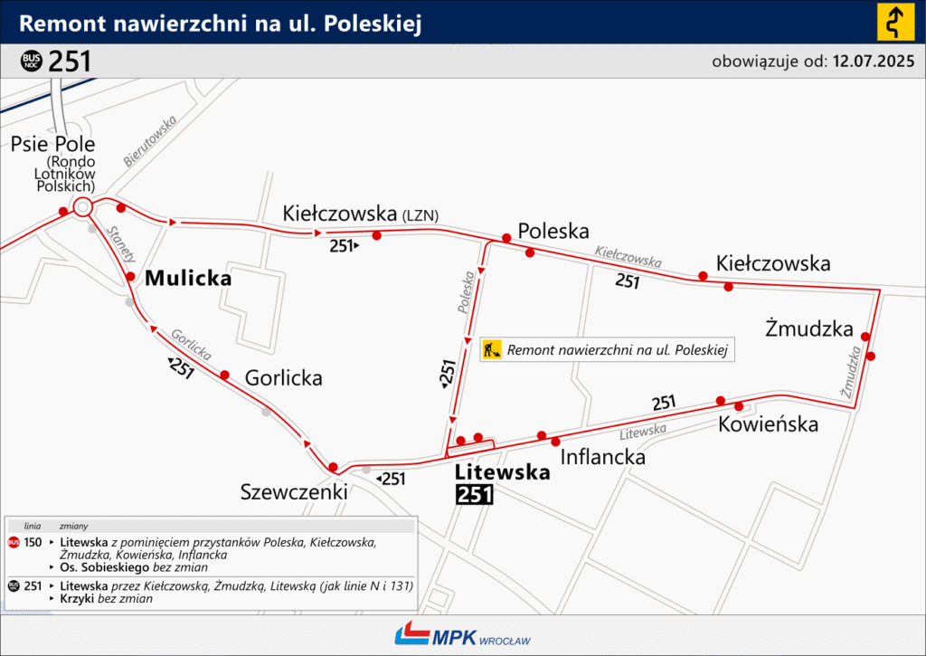 MPK Wrocław buduje mijankę tramwajową. Będą utrudnienia dla pasażerów foto: MPK Wrocław