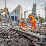 Remont torowiska w Warszawie