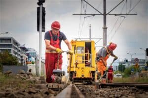 Remont torów w Warszawie