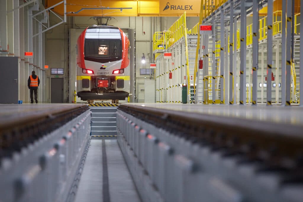 Łódzka Kolej Aglomeracyjna będzie miała nowe zaplecze techniczne foto: ŁKA