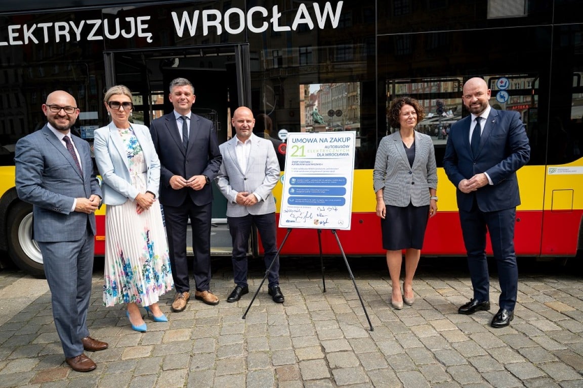 Infobus - MPK Wrocław zwiększa liczbę autobusów elektrycznych od Mercedesa. Plus 21 eCitaro