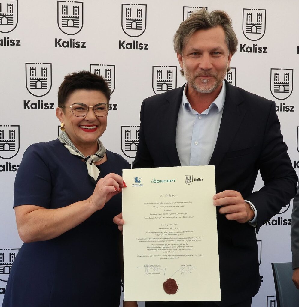 Kalisz stawia na elektromobilność – rusza budowa bazy dla elektrobusów marki Solaris zakupionych przez KLA / fot. UM Kalisz
