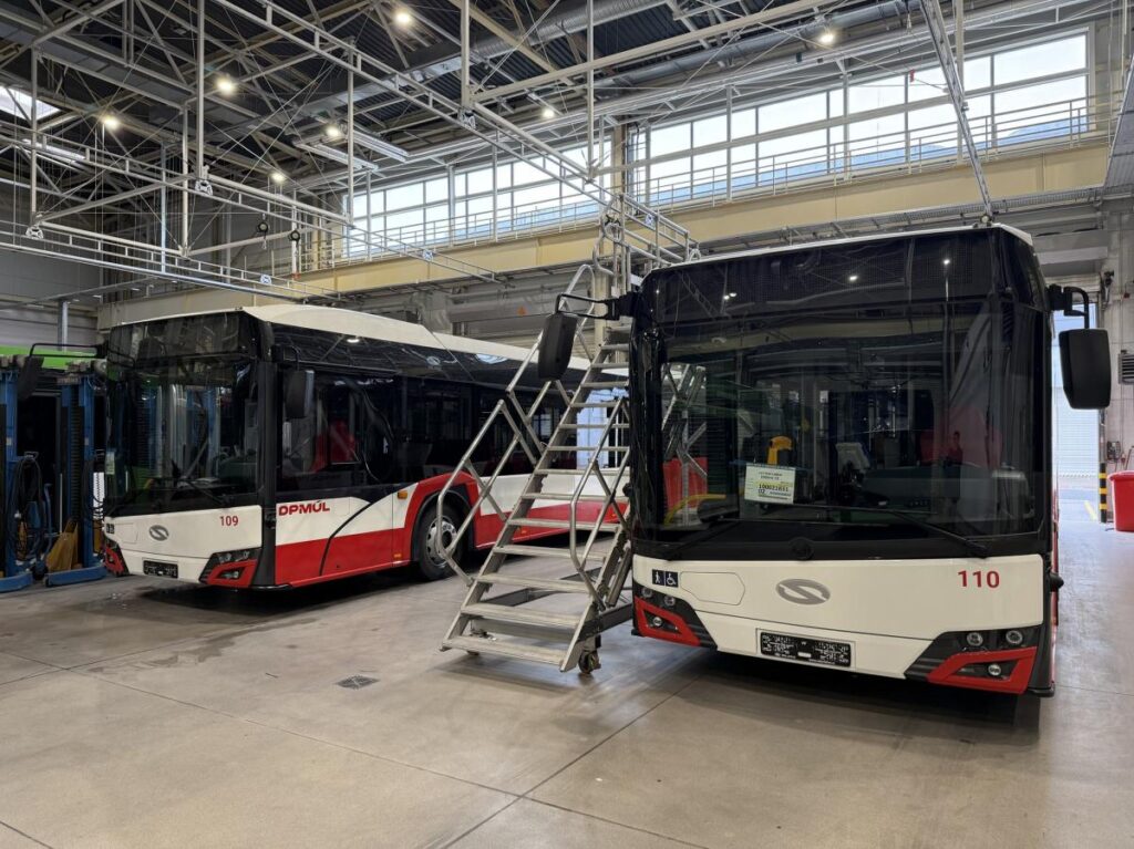 DPM Ústí nad Labem odbiera cztery Urbino 12. Z zaczepem na rowery fot. DPMUL
