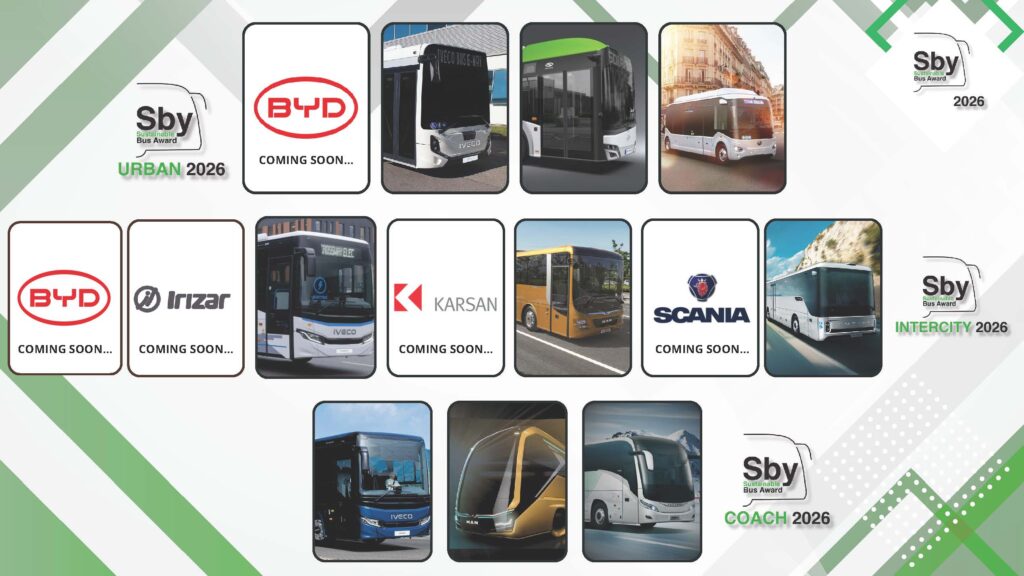 Sustainable Bus Award 2026 – znamy finalistów. TransInfo w jury prestiżowej nagrody