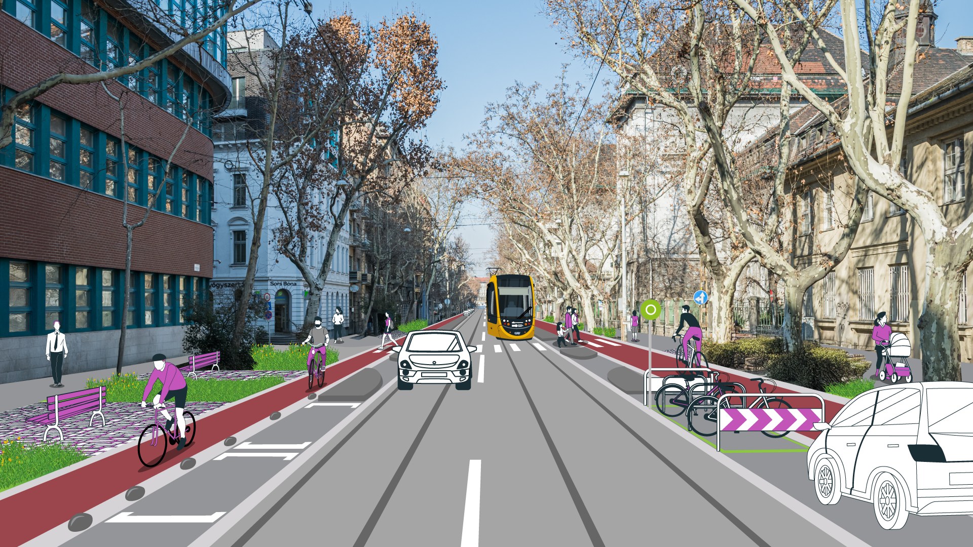 Infotram - Ulica Mester w Budapeszcie czeka na wielką metamorfozę. Inwestycja już blisko realizacji