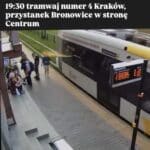 Gaz rozpylony z tramwaju w Krakowie