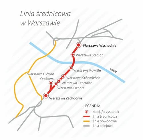Rząd odpowiada na interpelację ws. warszawskiej linii średnicowej. Jest opóźnienie