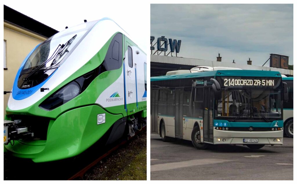 Od 1 lipca Powiat Rzeszowski ma wspólny bilet na autobus PKS i pociąg Polregio fot