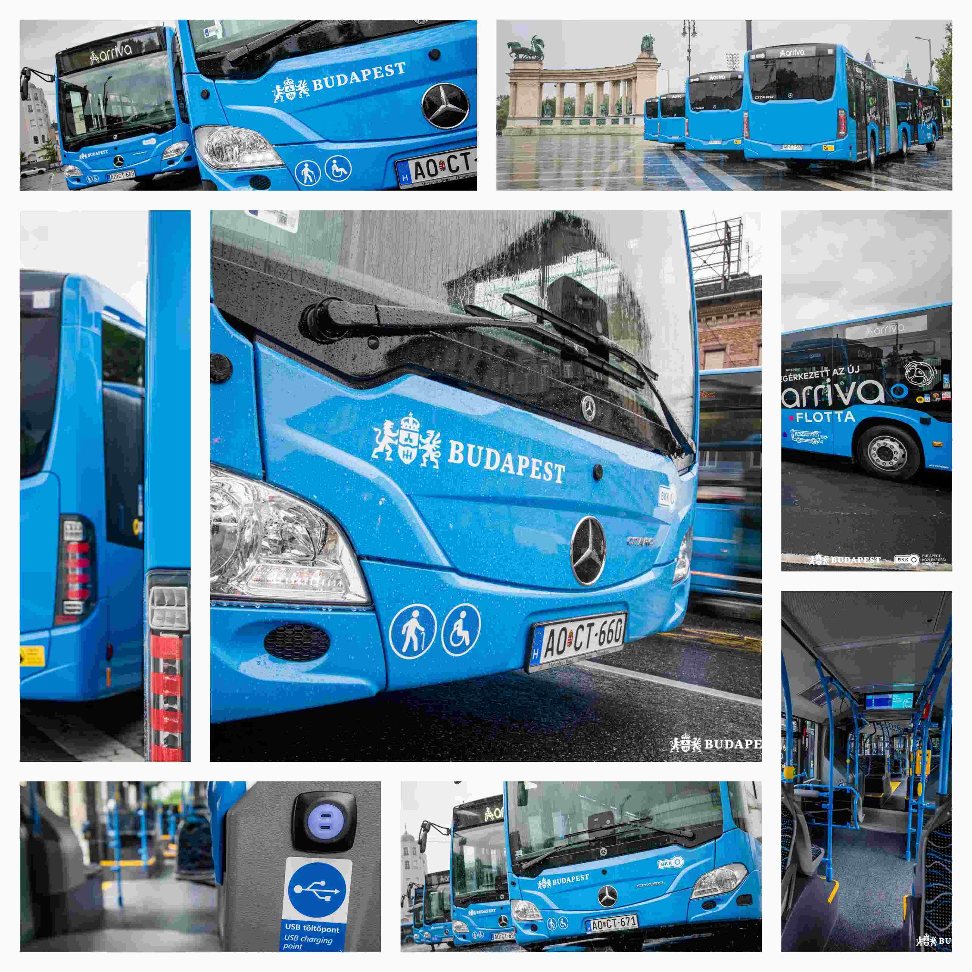 Infobus - Budapeszt pokazał nowe autobusy Mercedes-Benz Citaro G od Arrivy. Będzie ich 142