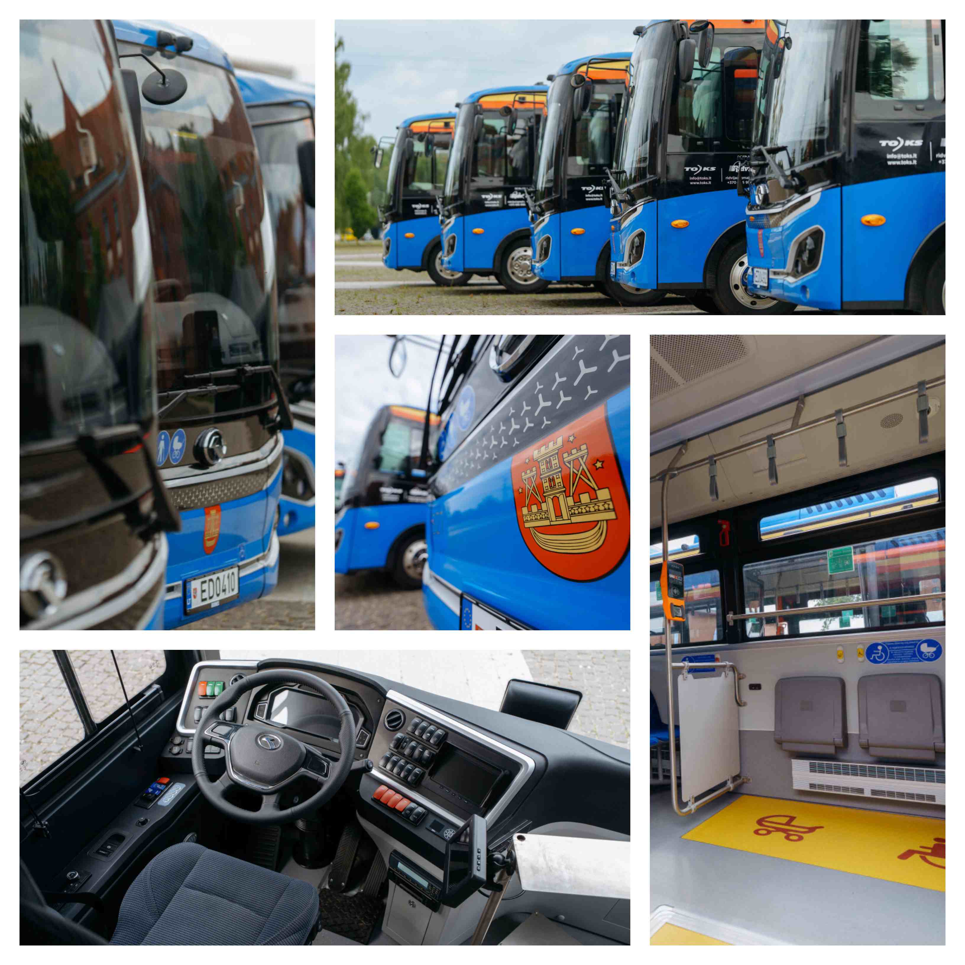 Infobus - Kłajpeda stawia na autobusy elektryczne z Chin. TOKS uruchamia flotę King Long PEV7