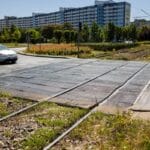Przejazd tramwajowy w Gdańsku