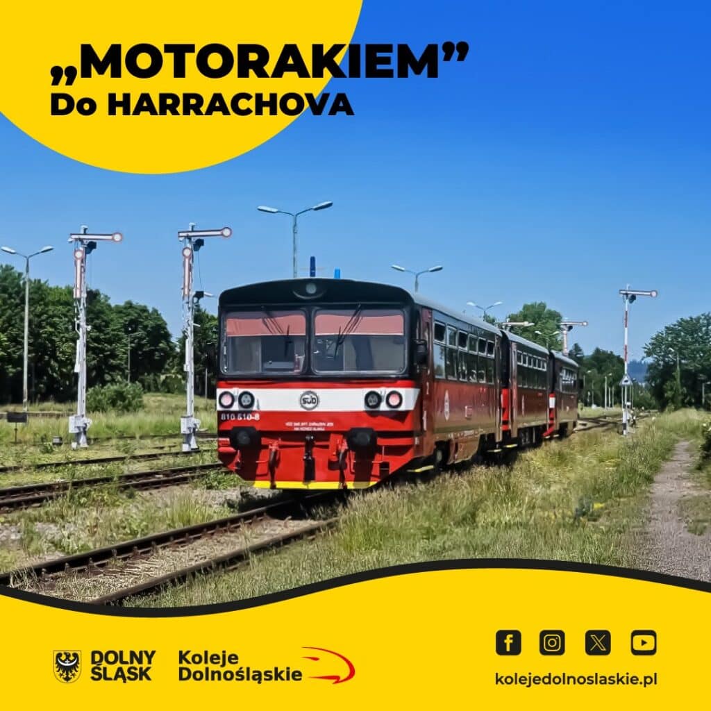 Powrót do przeszłości na torach. Letnie kursy historycznych motoraków w Karkonosze