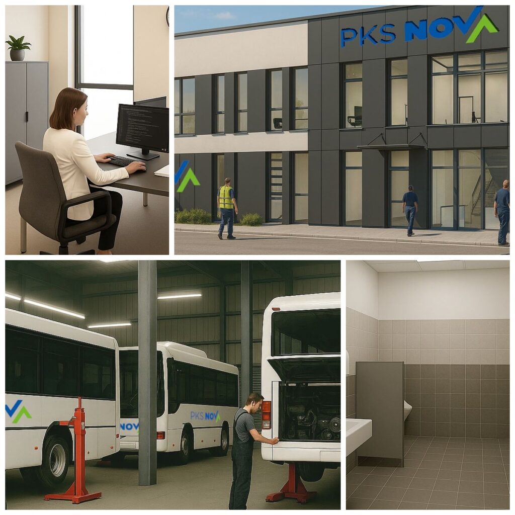 PKS Nova planuje inwestycje. Nowa baza w regionie południowym wiz. PKS Nova