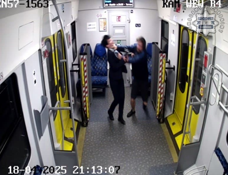 Zaatakował konduktorkę. Policja poszukuje agresora i świadków incydentu w pociągu foto: Policja