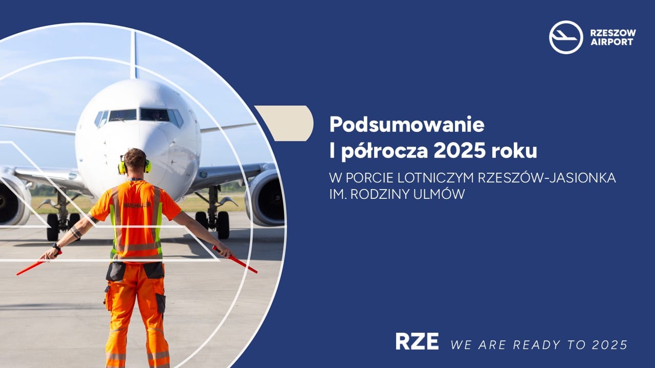Infoair - W tym roku z lotniska w Jasionce skorzystało ponad 574 tys. pasażerów. O 17% więcej r/r