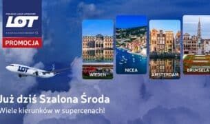 „Szalona Środa” LOT-u z nową pulą tańszych biletów.